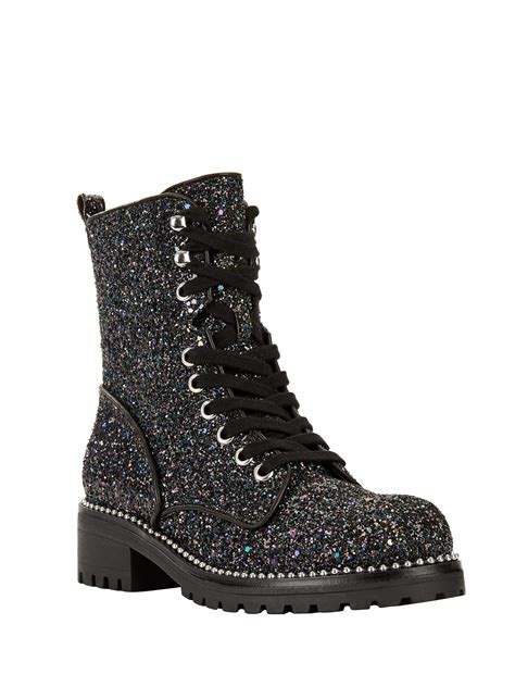 glitter boots women's.